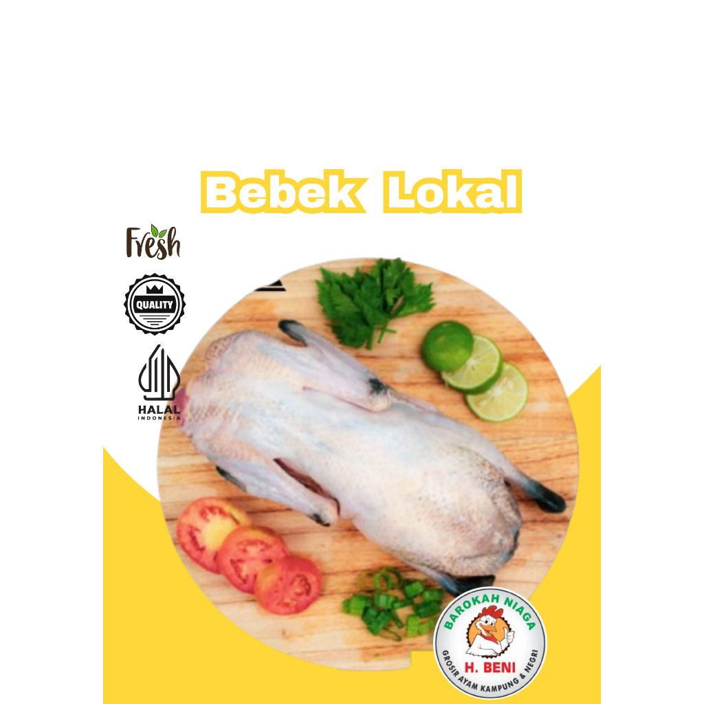 

BEBEK KAMPUNG LOKAL BERSIH -+900GRAM