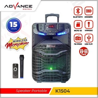 Speaker Portable Advance 15" K1504 / Advance K-1504