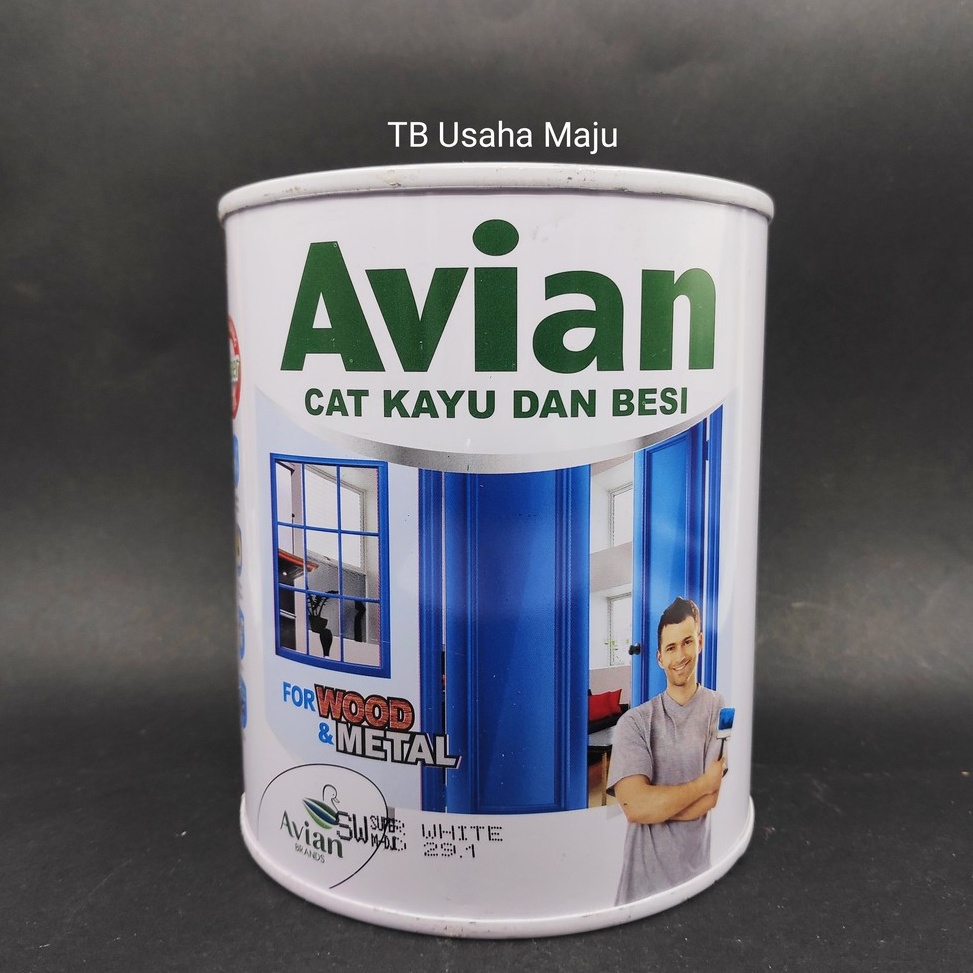 

KODE J24F Cat Minyak Kayu Besi Avian kemasan 1kg