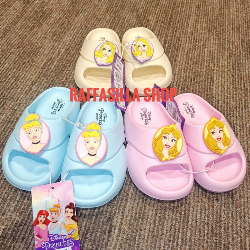 Sandal Zandilac Cewek Disney Princess Sandal Wanita Anak Empuk Tebal