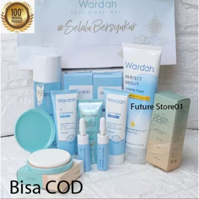 Paket Wardah Glowing Luminus Original / Best Pengilang kulit Wajah beruntusan Berminyak