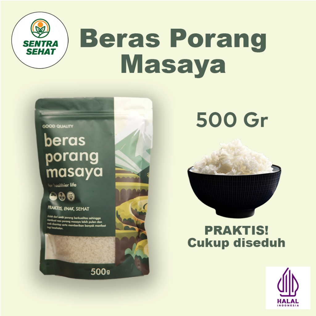 

READY STOCK! MASAYA BERAS PORANG 500 GR #berasdiet #diet