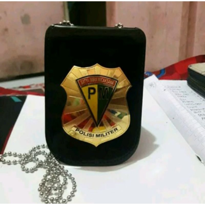 kalung lencana pm/polisi militer