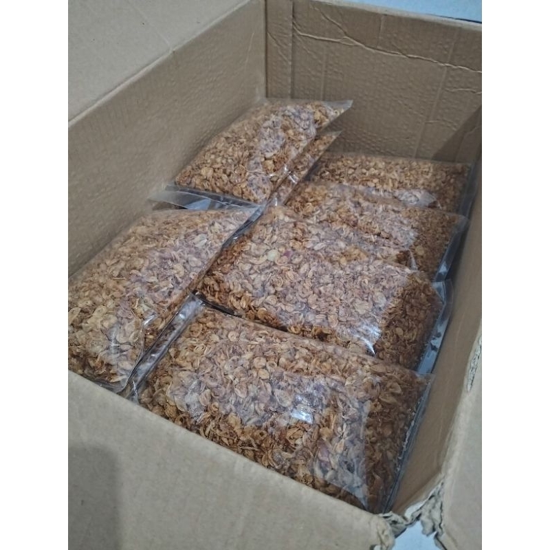 

Bawang goreng asli Probolinggo tanpa bahan campuran 500gram
