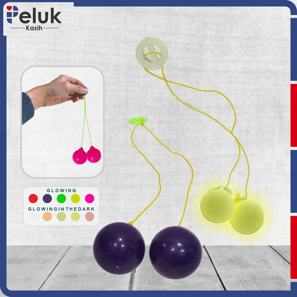 Lato Lato Tek Tek Mainan / Mainan Tradisional Adu Bola Glowing  Lato Lato / Lato Lato Glow In The Da