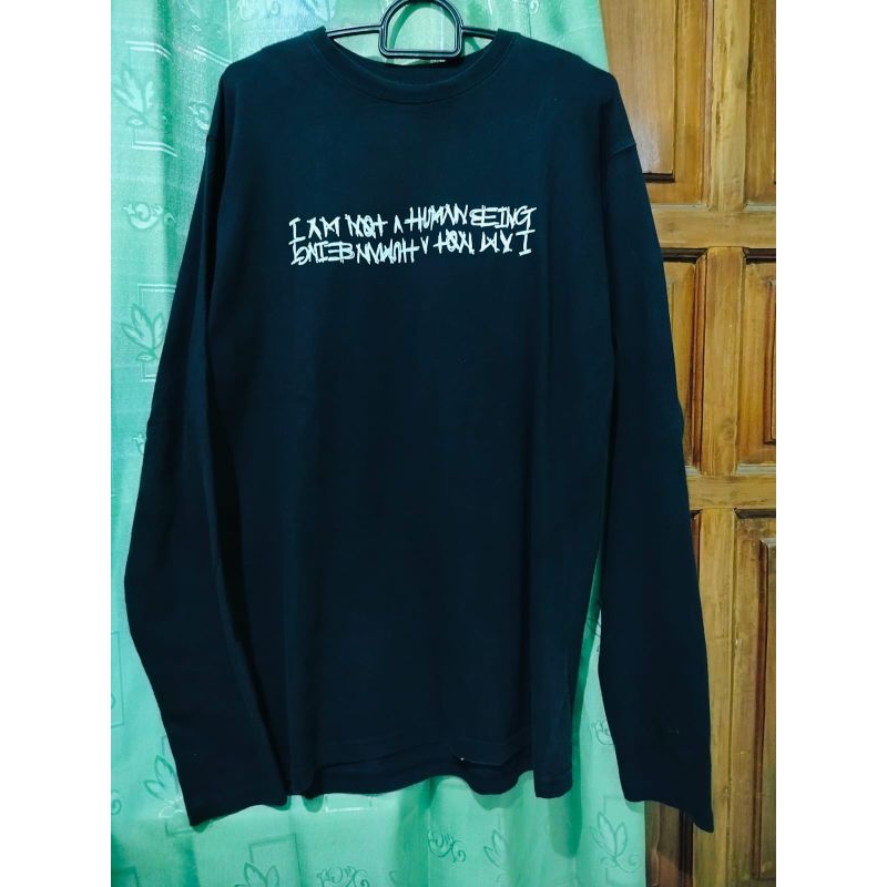 I am not human being x playboy shirt long sleeve