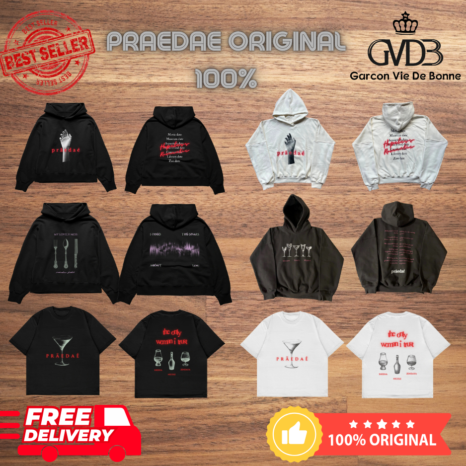 ￼Praedae Hopeless Romantic White Original 100% / Praedae Blessed Youth Wasted / Tee Praedae