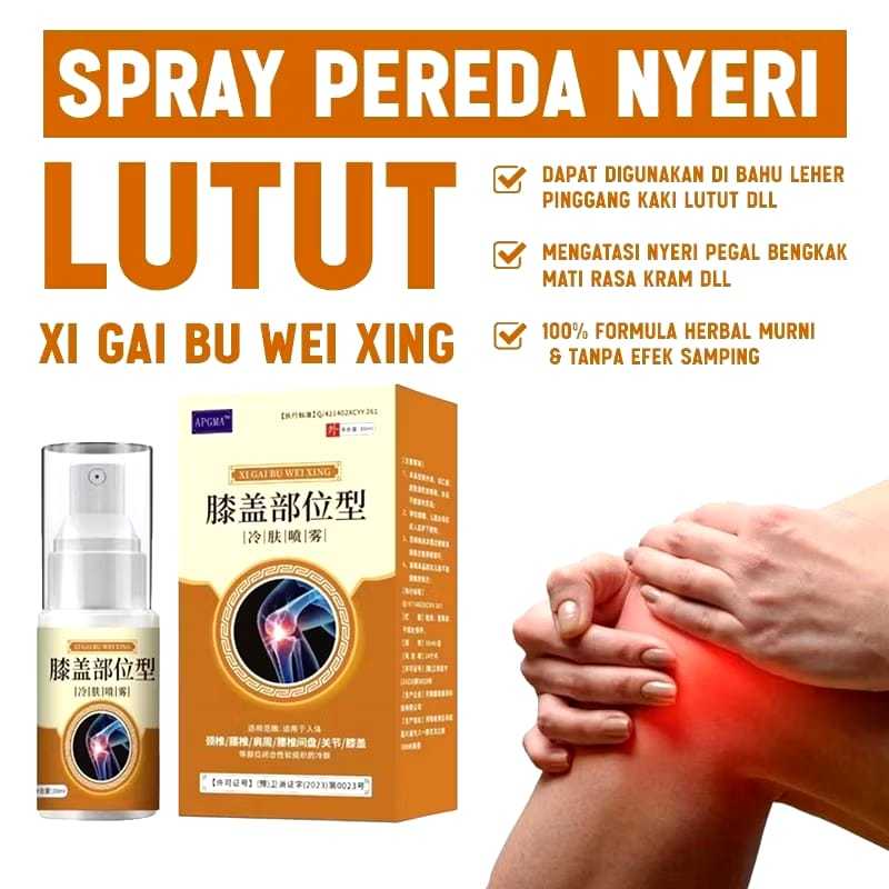 𝐎𝐑𝐈𝐆𝐈𝐍𝐀𝐋 Spray Semprot Nyeri Lutut Nyeri Sendi Nyeri Otot Nyeri Pinggang Semprotan Anti Nyeri Tulang