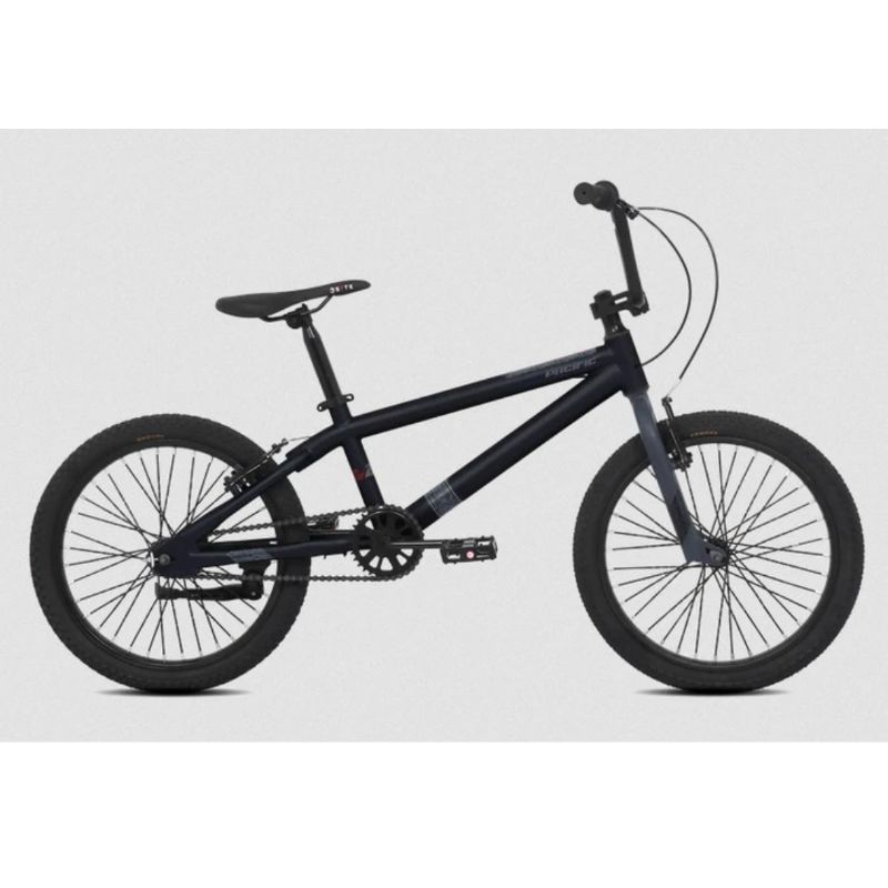 Sepeda BMX Pacifix Spinix 1.0 Black Raven 20 Inch