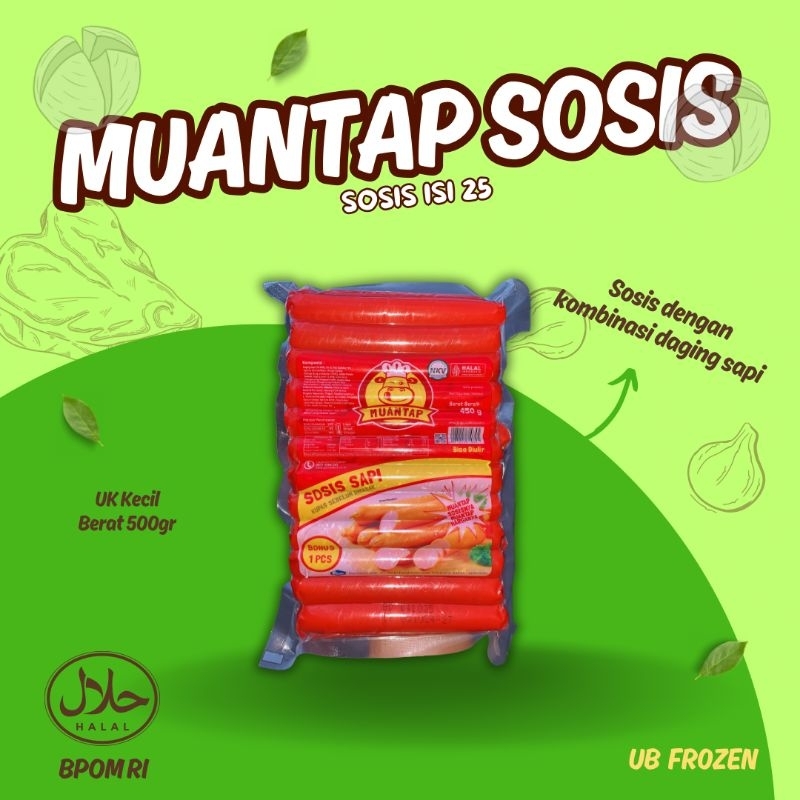 

Sosis MUANTAP isi 25