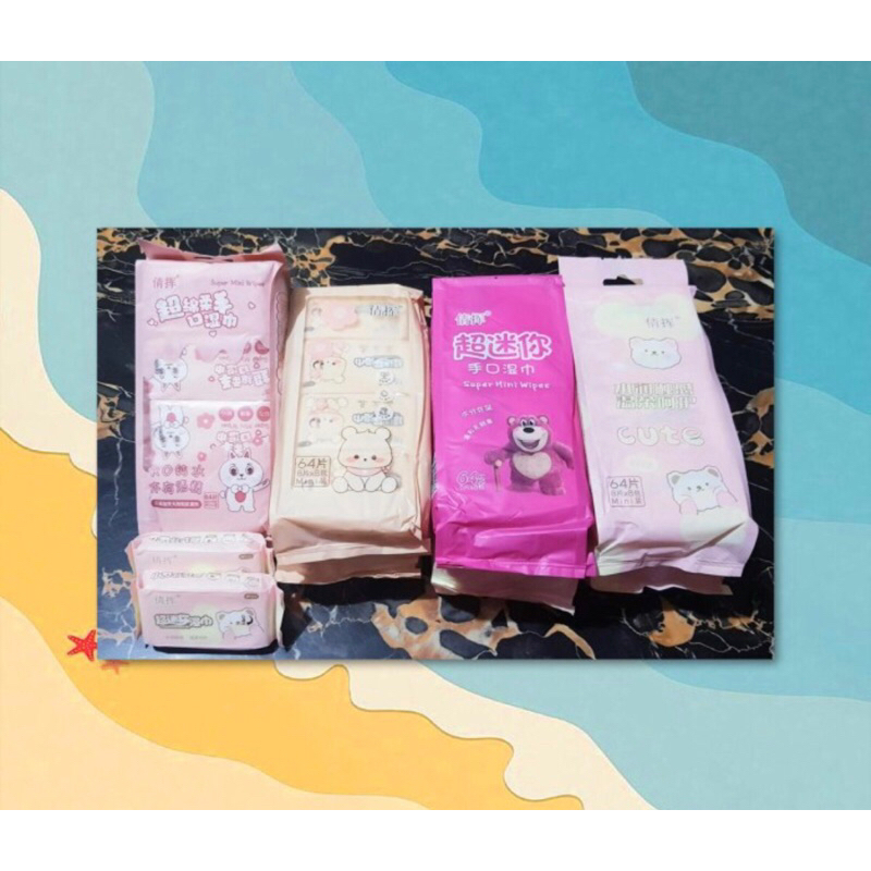 Tissue Basah Mini / Tissue Basah Travel