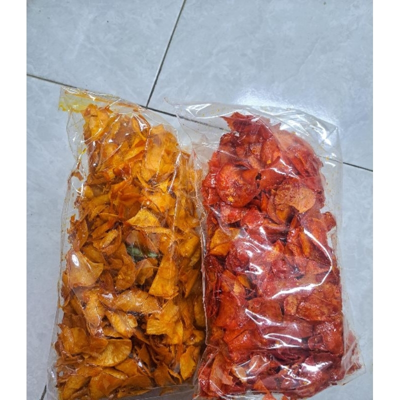 

KRIPIK SINGKONG VARIANT RASA RUJAK & BALADO UKURAN 1KG