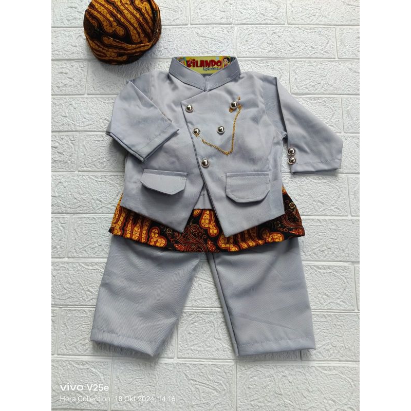 BASOFI BAYI FREE BLANGKON//BASOFI ANAK MURAH//BASOFI SILVER//BAJU ADAT