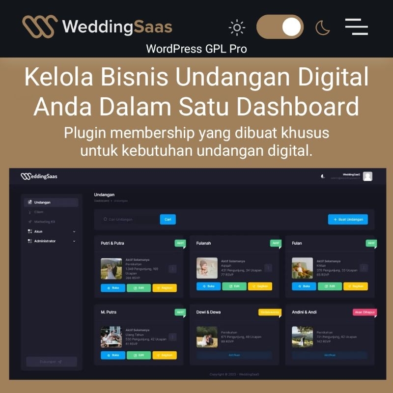 WeddingSaas Membership Pro