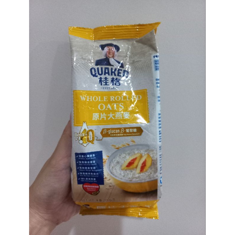 

quaker oatmeal 200gr (quaker hongkong, HALAL)