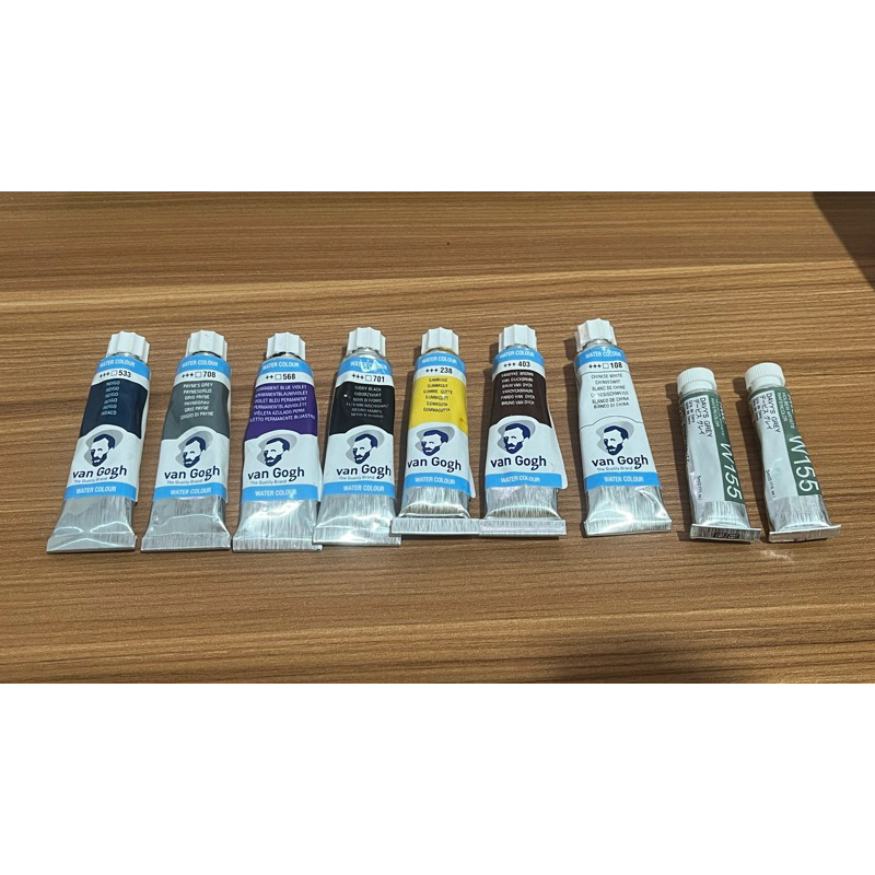 

Watercolor Paint Tube Van Gogh 10ml & Holbein 5ml (Preloved)