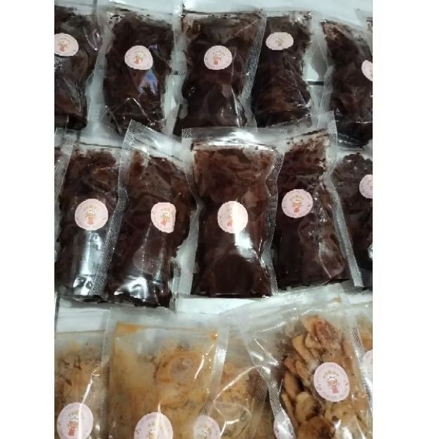 

PAKET USAHA keripik pisang/pisang Krispy full coklat lumer 125 gr