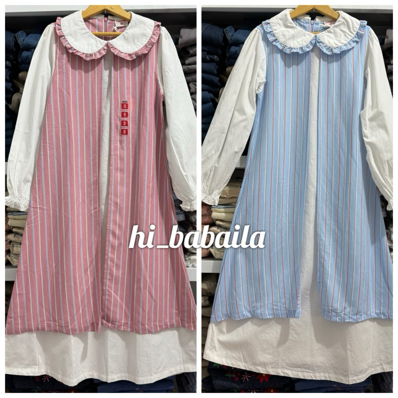Cool Girl Baju Muslim / Dress Gamis Anak Perempuan Salur