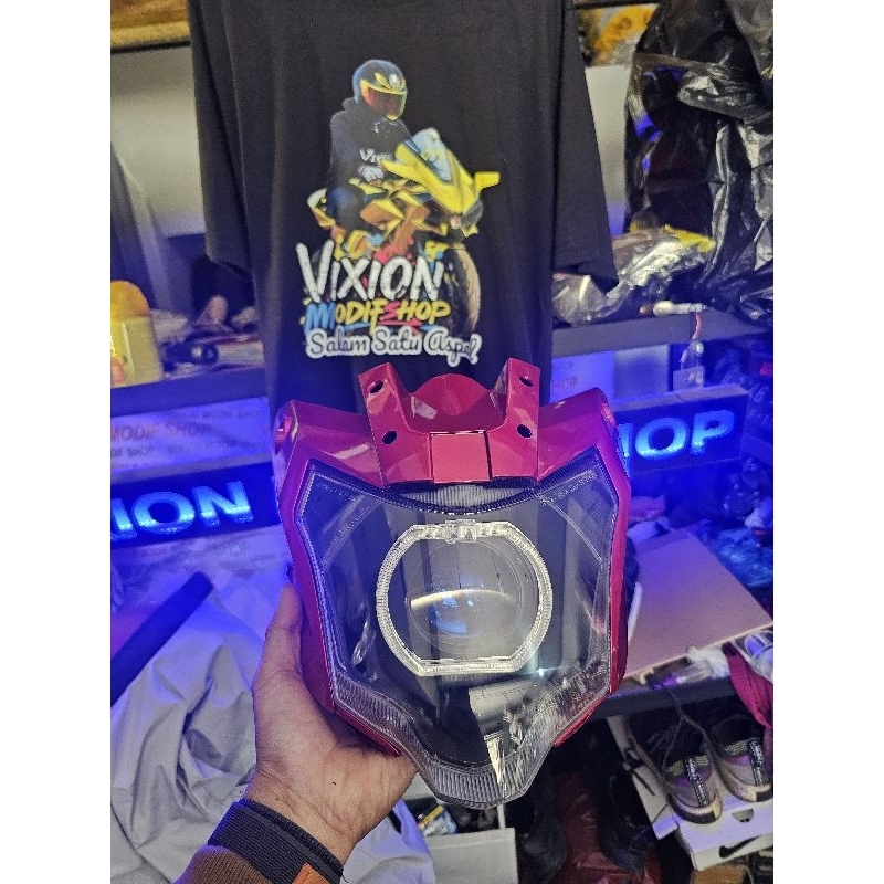 projie hid vixion advance lampu projector vixion