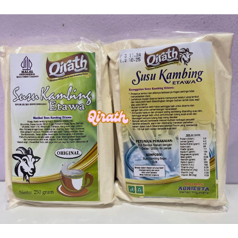 

Qirath Susu Kambing Etawa Rasa Original