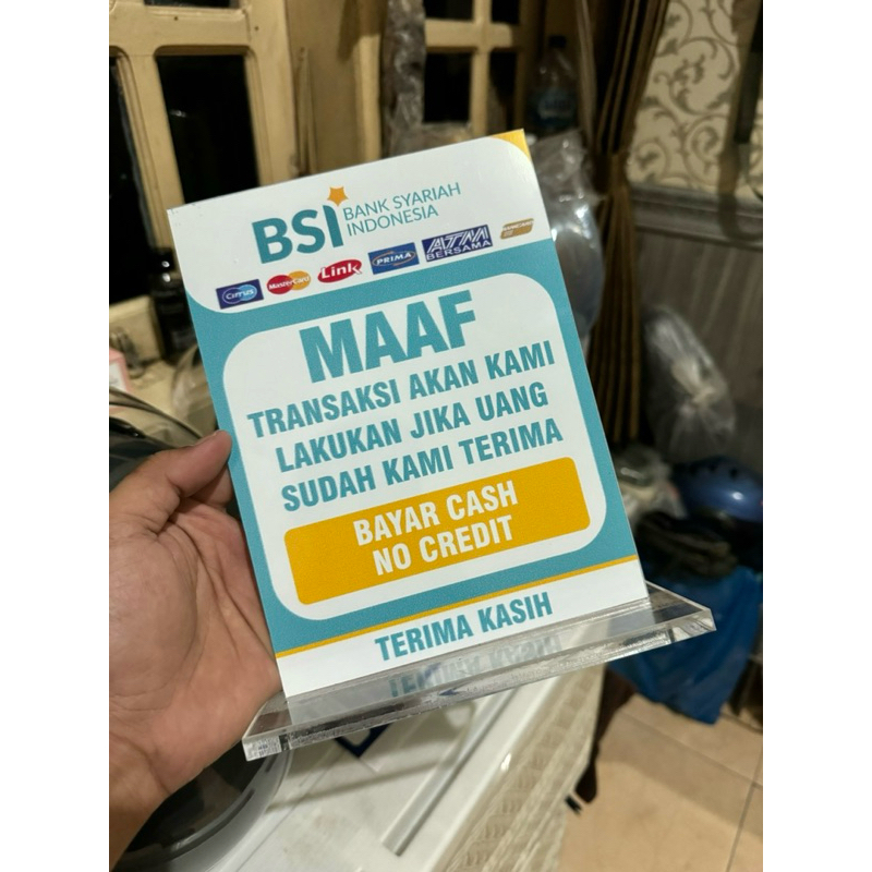 

BAHAN TEBAL BERKUALITAS AKRILIK MEJA AGEN BANK BSI AGEN BSI