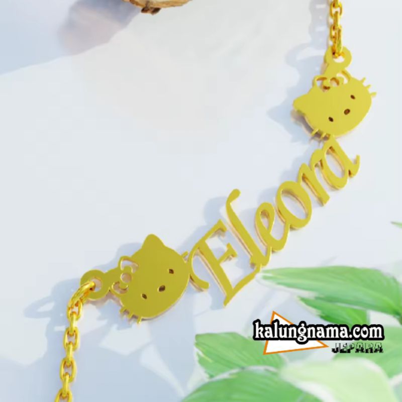 kalung nama titanium kalung nama anak