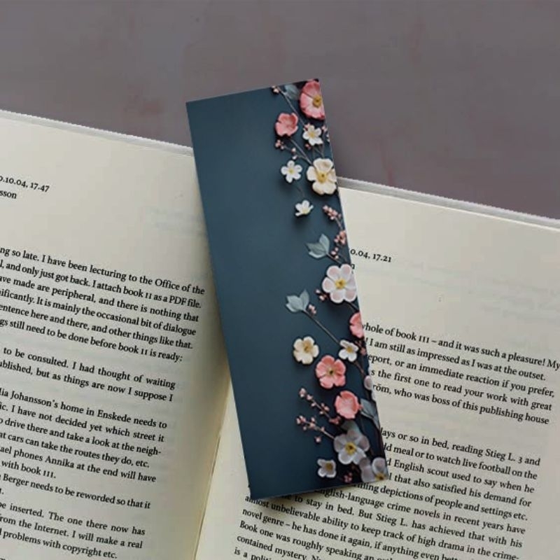 

[5 PCS] PEMBATAS BUKU FLORAL SERIES BOOKMARK ESTETIK VINTAGE BISA CUSTOM