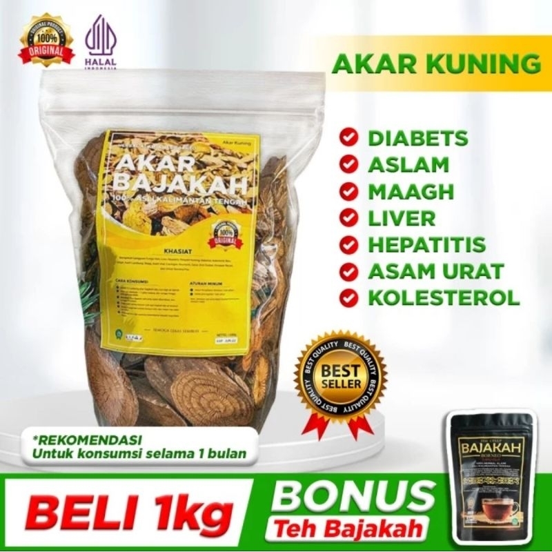 

Akar Bajakah Kuning Kualitas Premium Asli Kalimantan Murni 100% Herbal