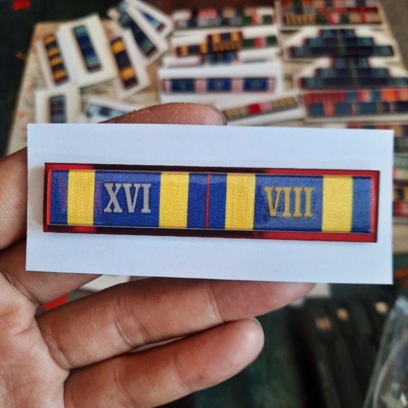 [NARARYA ID] Satyalancana Pengabdian 8 Tahun dan 16 Tahun - Pita Tanda Jasa Satya Lencana POLRI