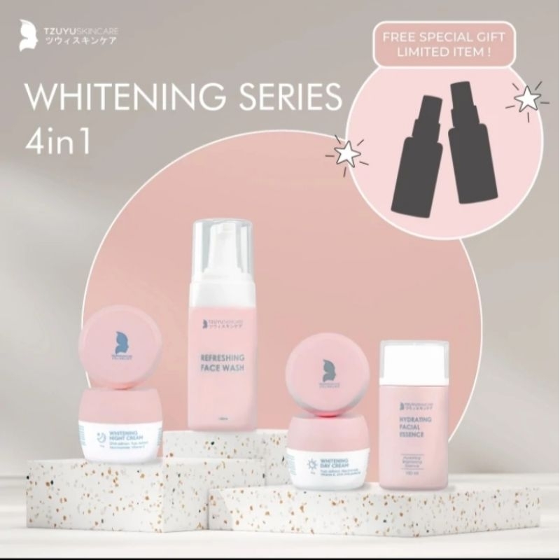 TZUYU SKINCARE PAKET WHITENING SERIES HALAL BPOM YOGYAKARTA JAWA TENGAH