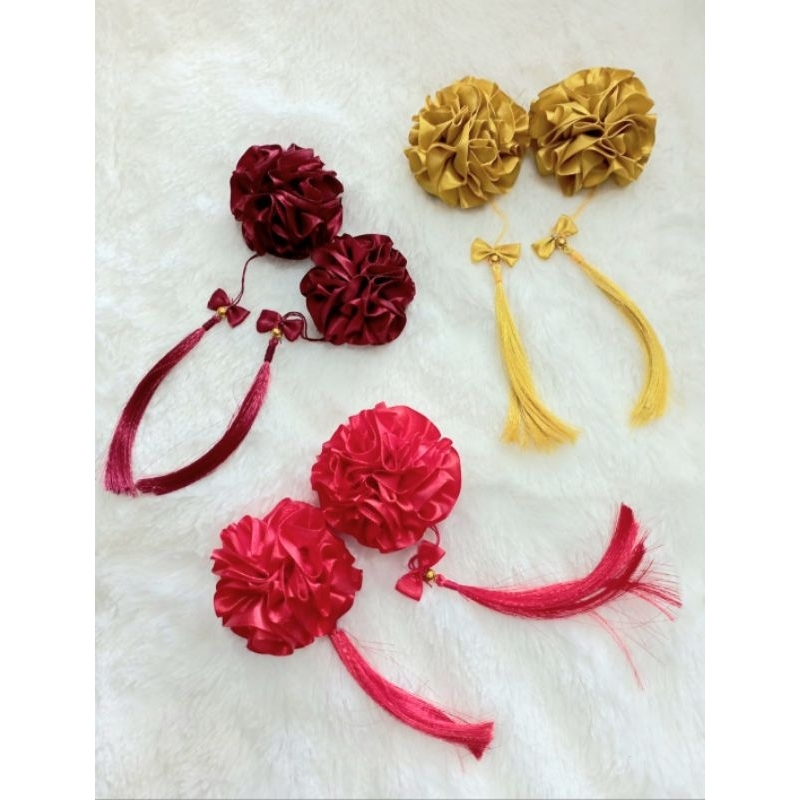 Jepit Rambut Imlek | Pita Rambut Imlek Pita Imlek Pita Cheongsam jepit imlek Jepitan Rambut imlek je