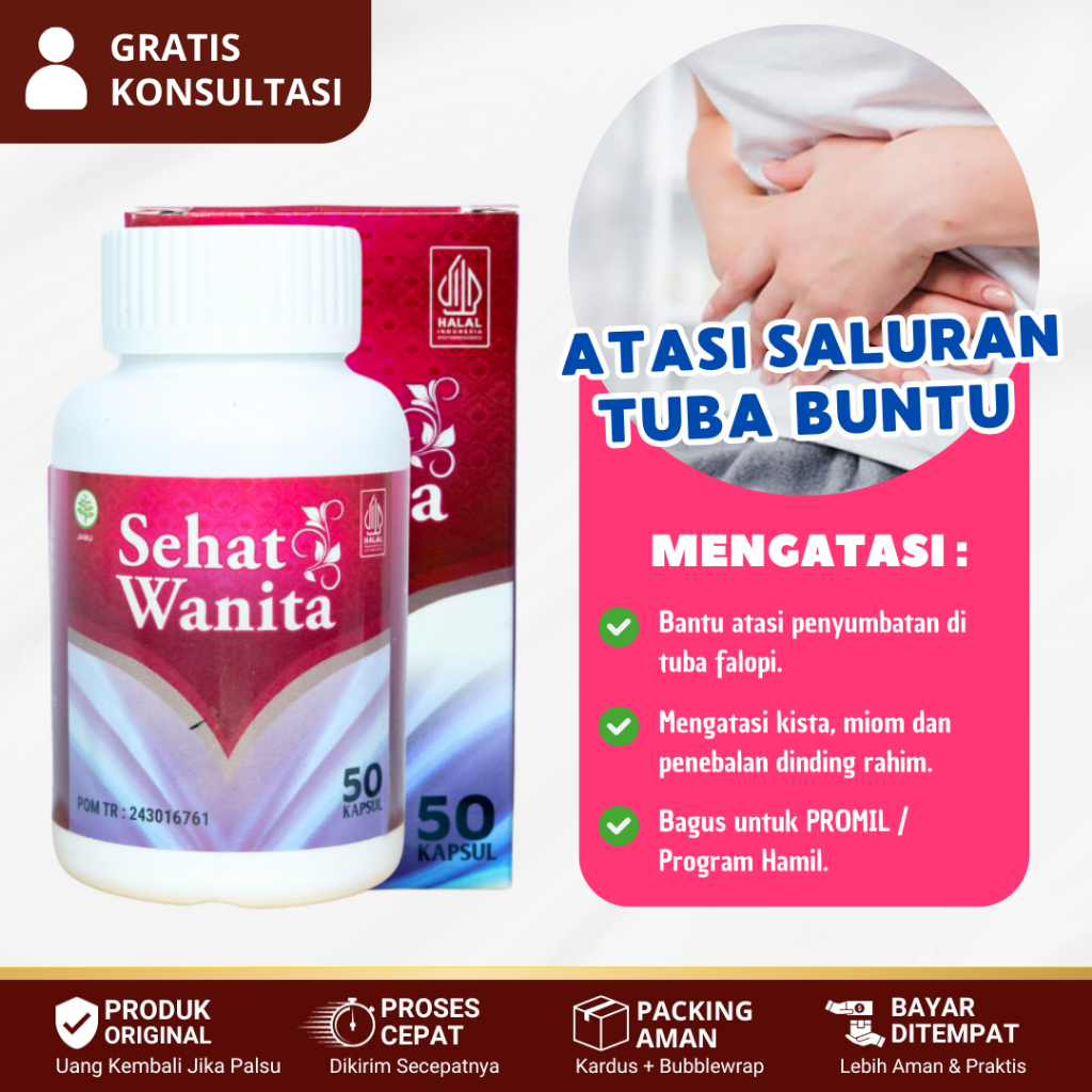 Obat Penyumbatan Tuba Falopi, Infeks Tuba Falopi, Saluran Tuba Buntu - Obat Sehat Wanita