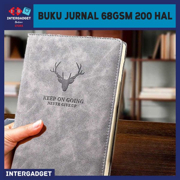 

Buku Jurnal Leather Notebook Diary 68GSM 200 Halaman