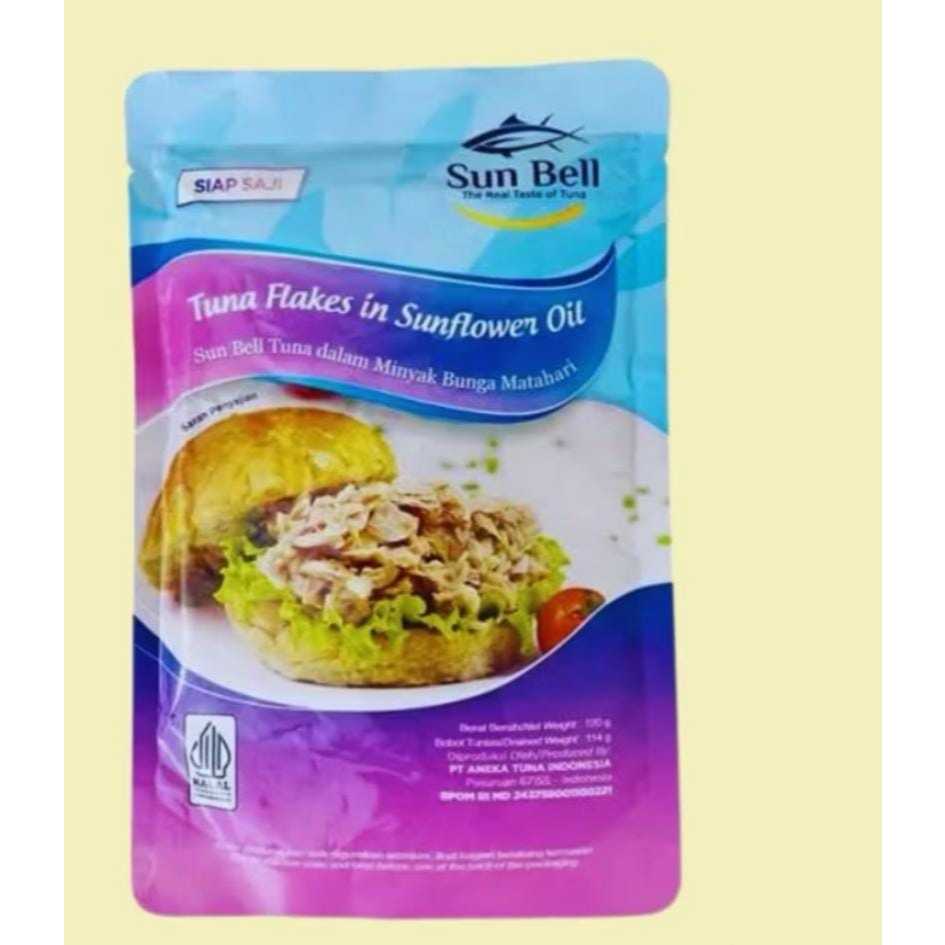 

Sun Bell Tuna Flakes In Sunflower Oil / Sunbell Tuna dalam Minyak Bunga Matahari Pouch - 120g