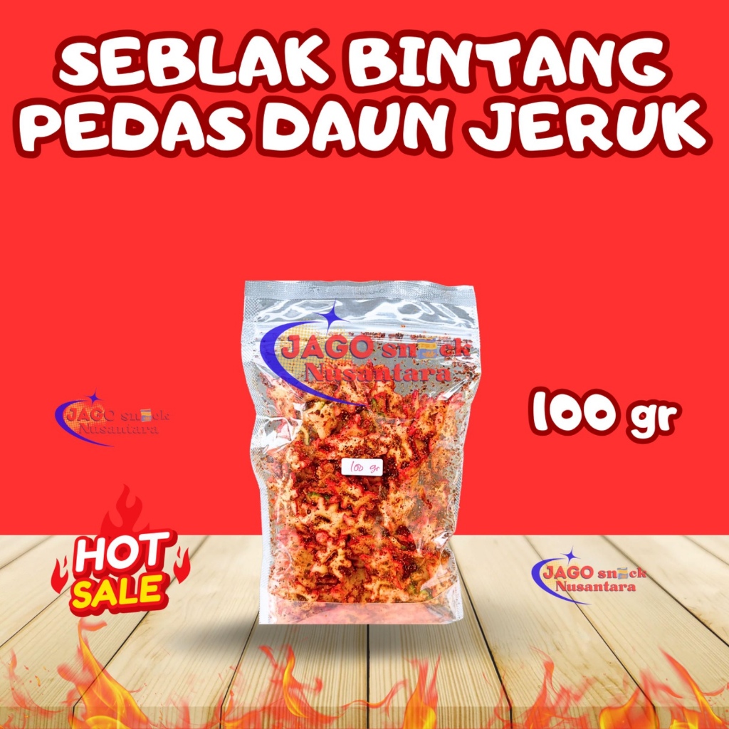 

Seblak Bintang Pedas Daun Keripik Cemilan 100gr - Jago Snack Nusantara