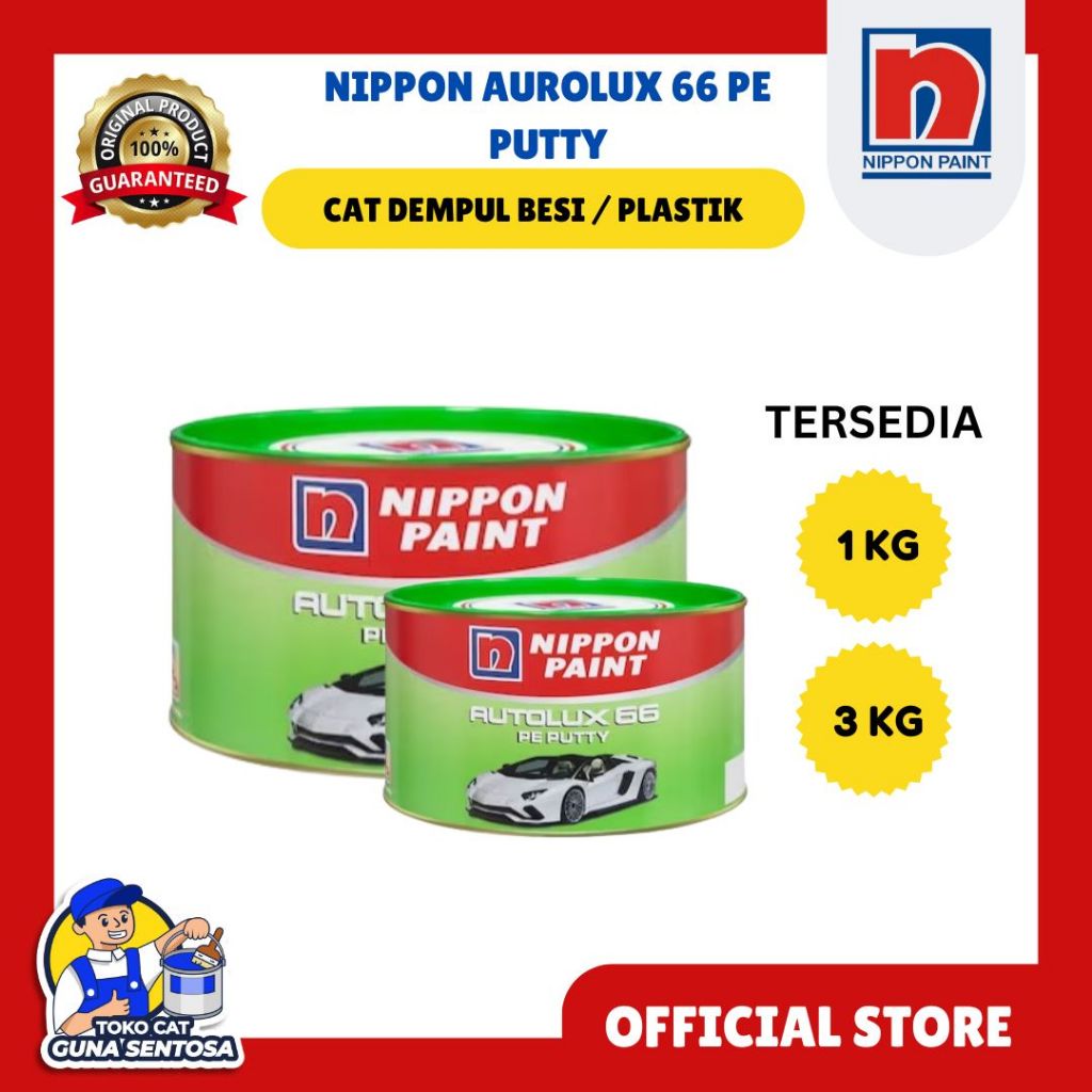 DEMPUL MOBIL AUTOLUX NIPPON PAINT PE 66 PUTTY