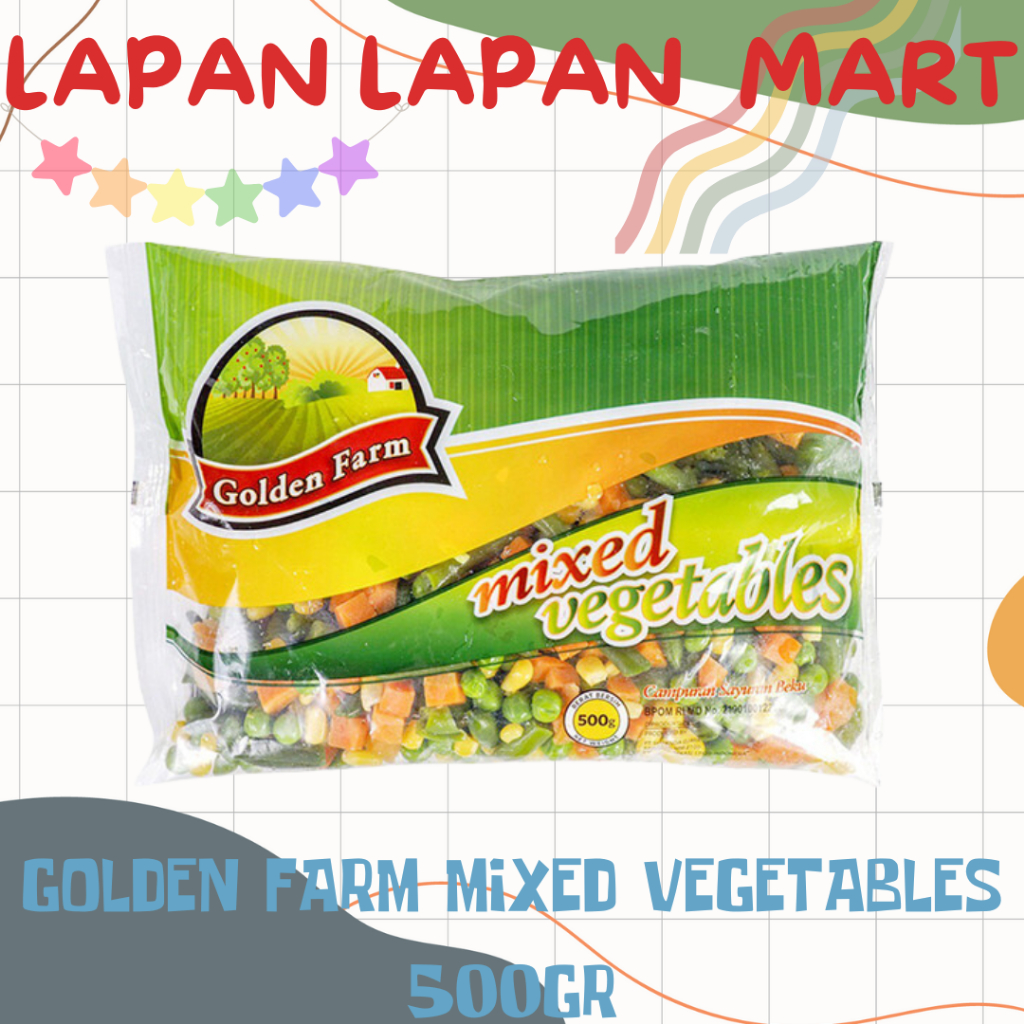 

Golden Farm Mixed Vegetables 500gr