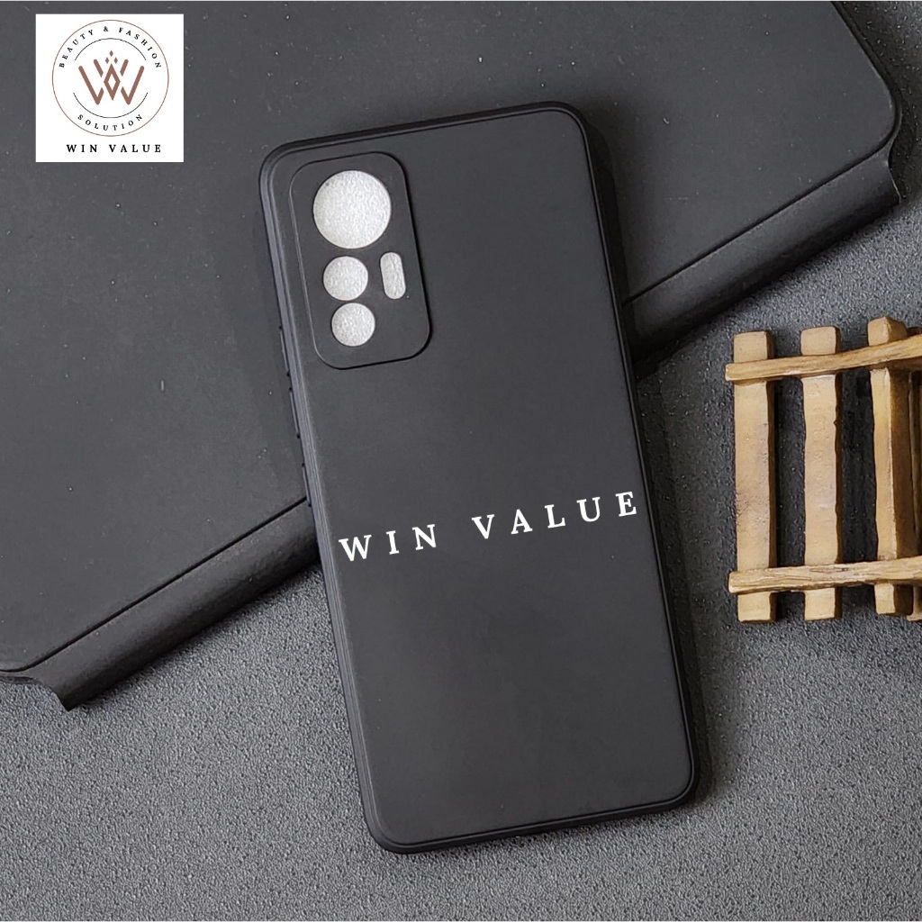 Xiaomi 12 Lite Softcase Macaron Black Premium Case Xiaomi 12 Lite