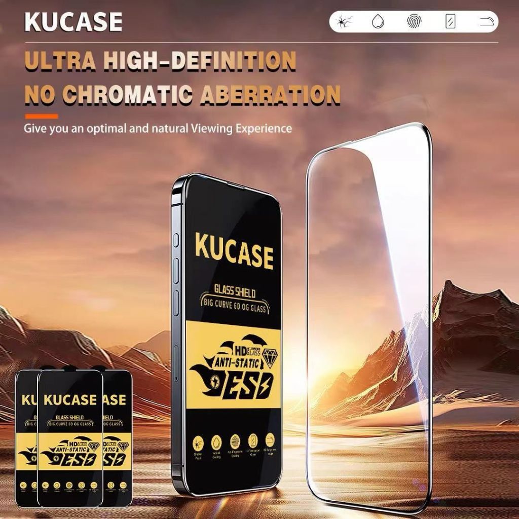 Hans - Tempered Glass ESD Kucase Anti Stastic ASUS ZENFONE MAX PRO M1 ZENFONE MAX PRO M2 * TEMPERED 