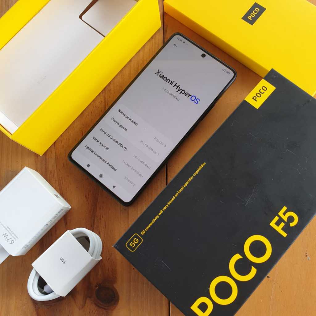 XIAOMI POCO F5 SECOND / POCOPHONE F5 SECOND 8/256GB HANDPHONE SECOND HP SEKEN HP BEKAS HP MURAH