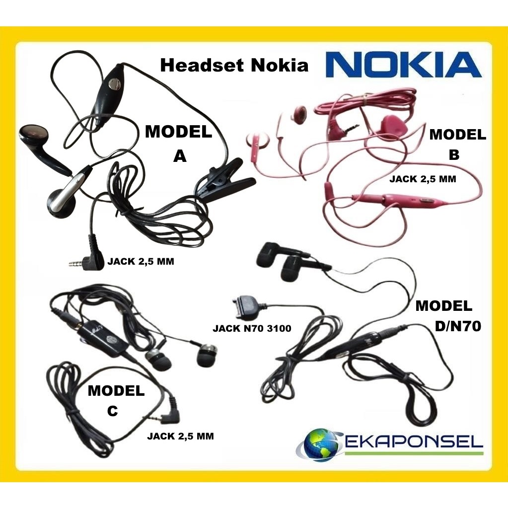 Handsfree Headset Nokia Megabass 9300i 9500 N93i E61i E65 N70 N73 N90 6275i 3120 N95 N9 N81 6300 520