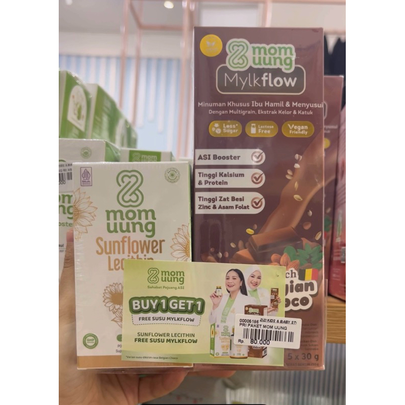 

Paket mom uung 30kapsul free mylkyflow