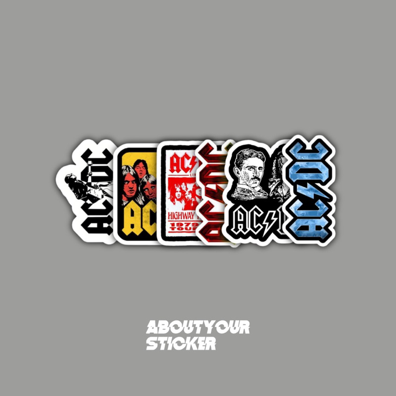 

STICKER PACK ACDC VOL 2 ISI 6pcs