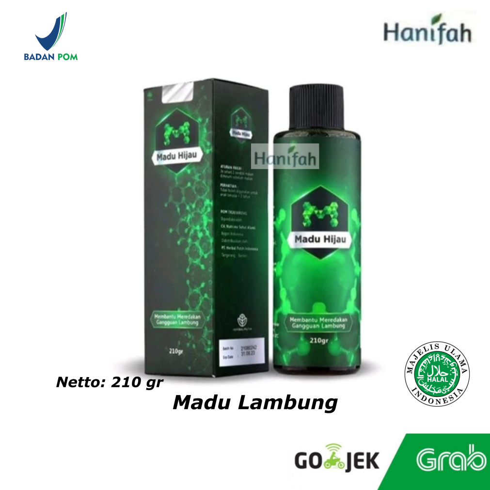 Madu Hijau Herbal Lambung 100% Original