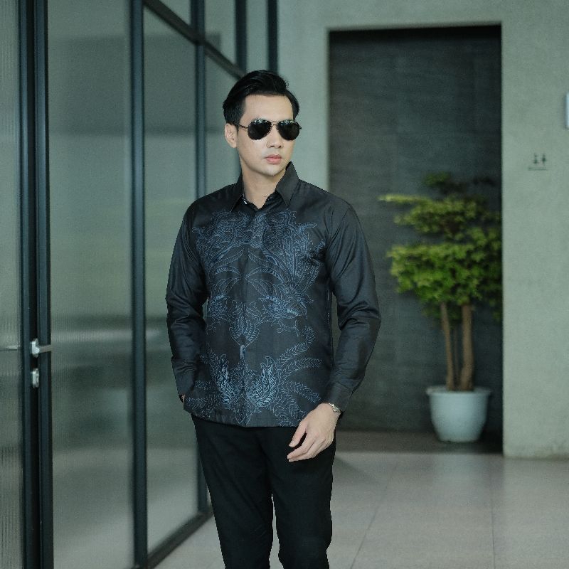 Batik Pria Premium Lengan Panjang Furing Errow batik metamorvosa