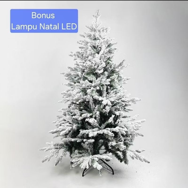 POHON NATAL CHRISTMAS TREE FROSTED ALPINE FIR /CHRISTMAS TREE POHON NATAL SALJU DEKORASI POHON NATAL