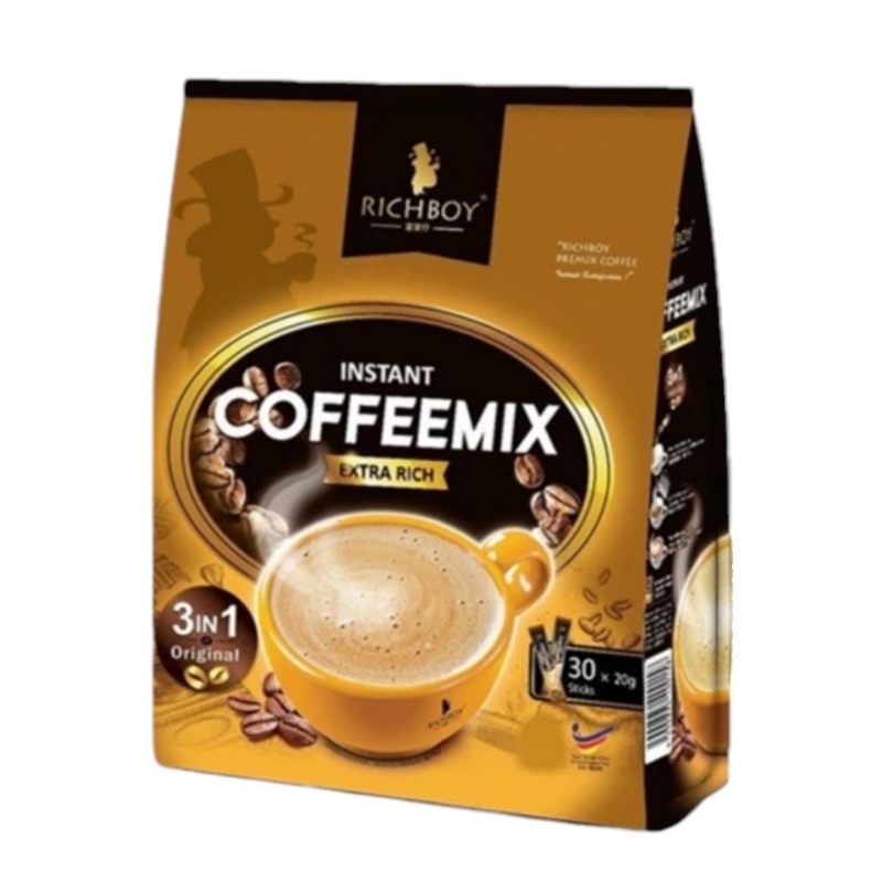 

Richboy Coffeemix Extra Rich 3in1 Bag 600g isi 30