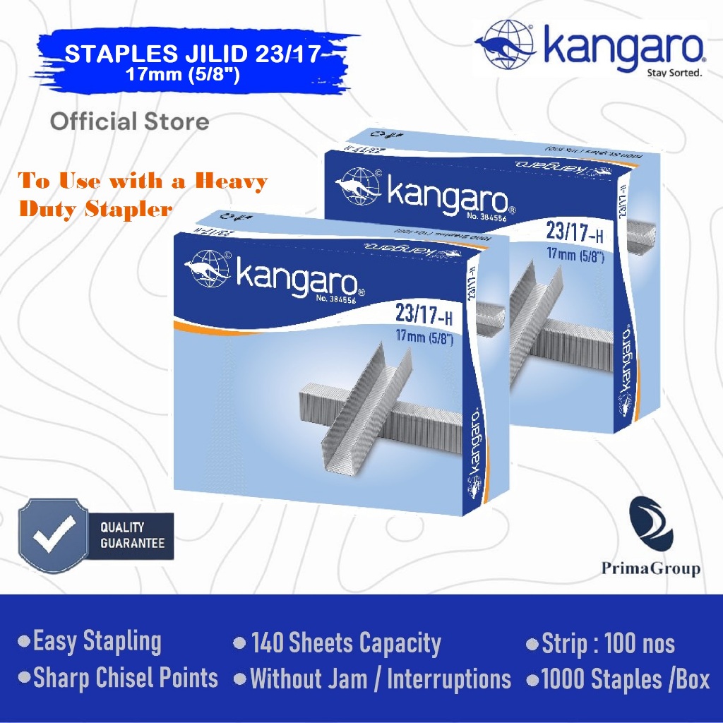 

Isi Staples Jilid 23/17 (17mm) / Heavy Duty Staples 2317 / Anak Stapler Jilid 5/8" / Necis 2317