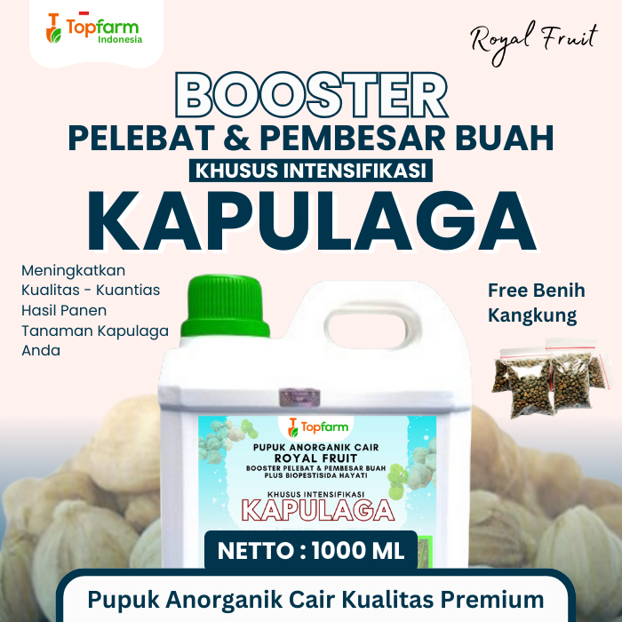 Pupuk Topfarm / Pupuk Booster Kapulaga / Pupuk Buah Super Lebat Kapulaga/Pupuk Pelebat Buah Kapulaga