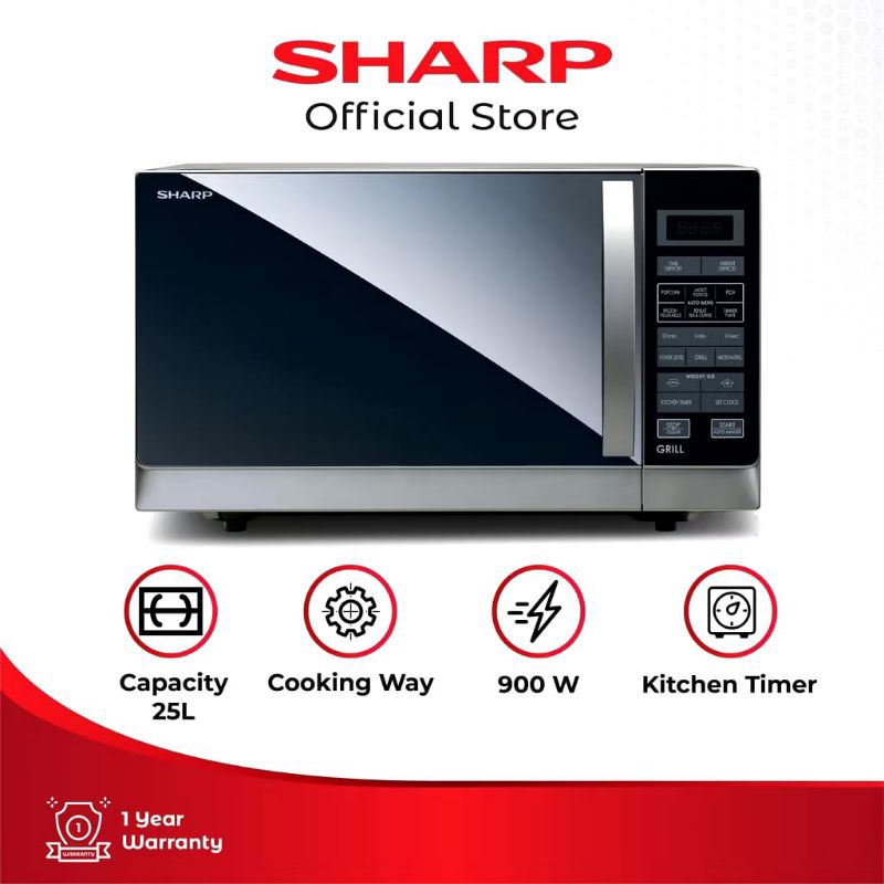 Microwave SHARP 25 Liter R-728(S/W/K)-IN
